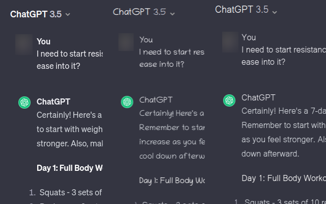 Chat GPT Font Changer - 截图 3