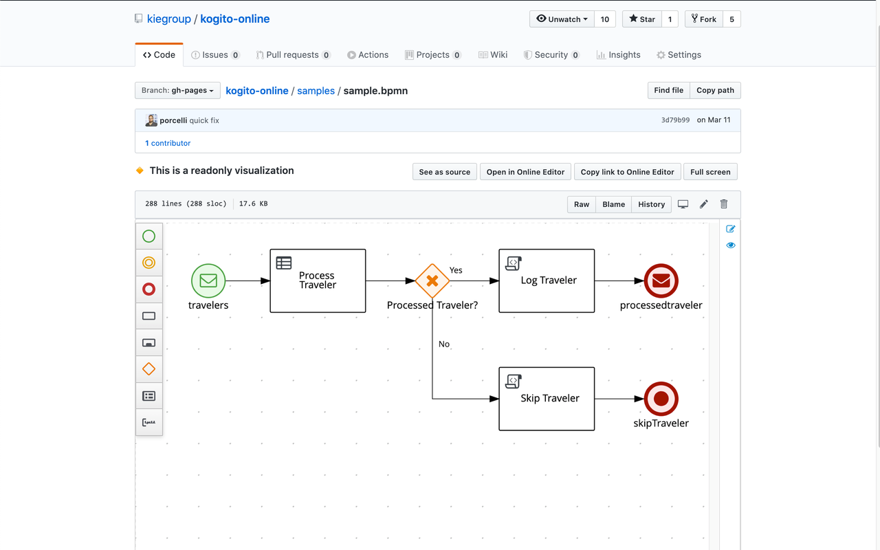 Apache KIE™ BPMN, DMN & Test Scenario Editors for GitHub - 截图 3