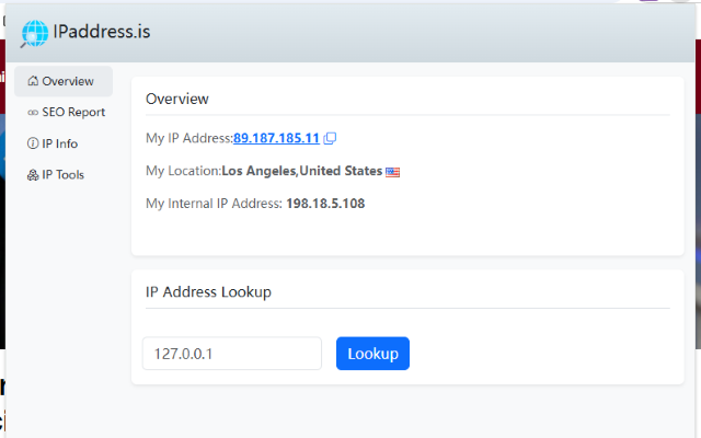 IPaddress.is - IP Lookup and SEO Analysis - 截图 2