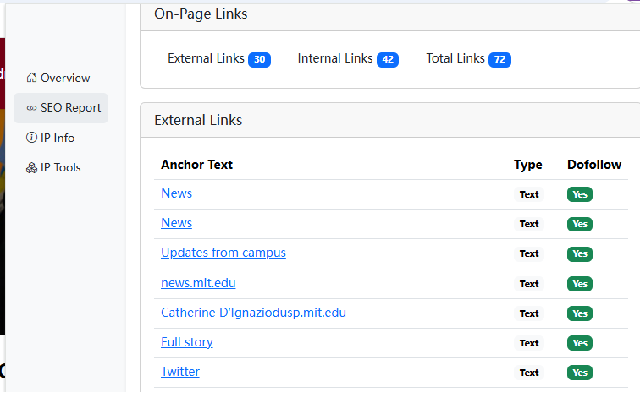 IPaddress.is - IP Lookup and SEO Analysis - 截图 4