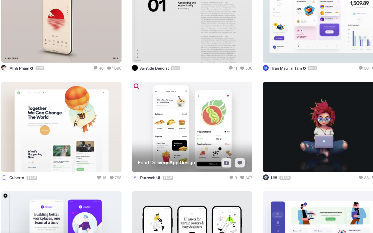 Dribbble shot hover preview - 截图 3