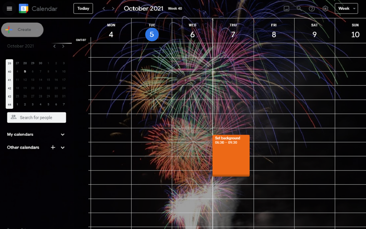 Custom Calendar Background - 截图 2