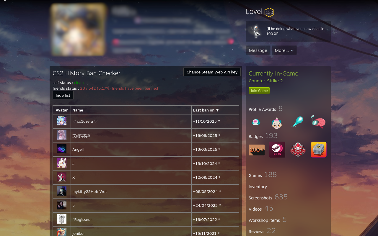CS2 ban checker - 截图 2