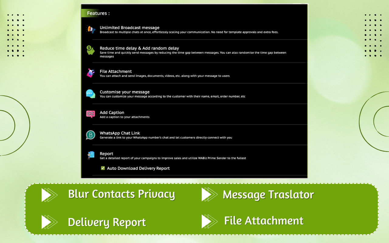 WA Biz Sender (Prime) - 截图 1