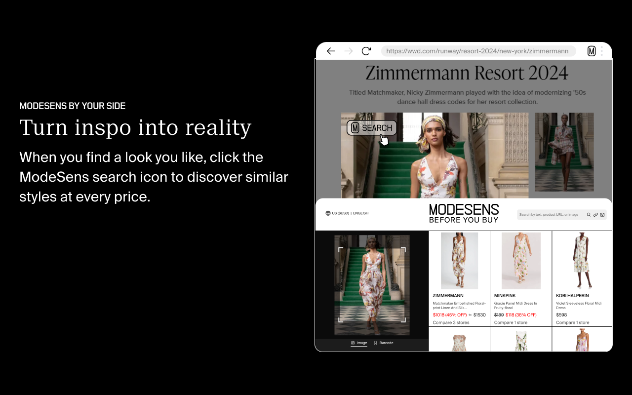 ModeSens: Intelligent Purchase Assistant - 截图 2