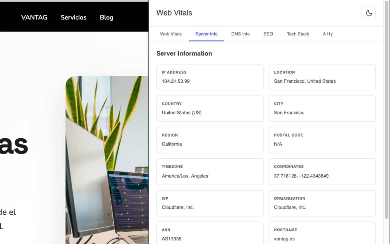 Web Vitals - 截图 3