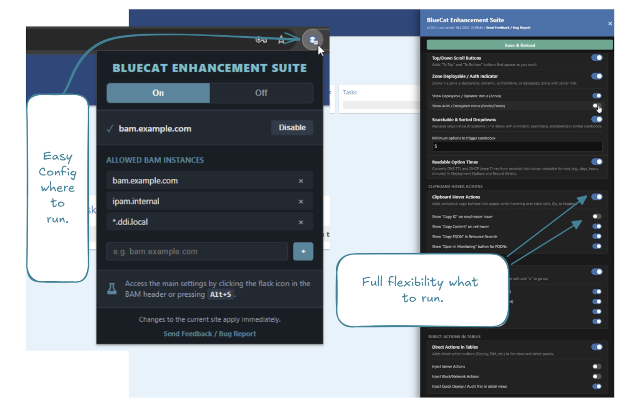 BlueCat Enhancement Suite - 截图 4