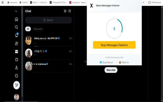 Delete X (Twitter) Messages 2026 - 截图 3