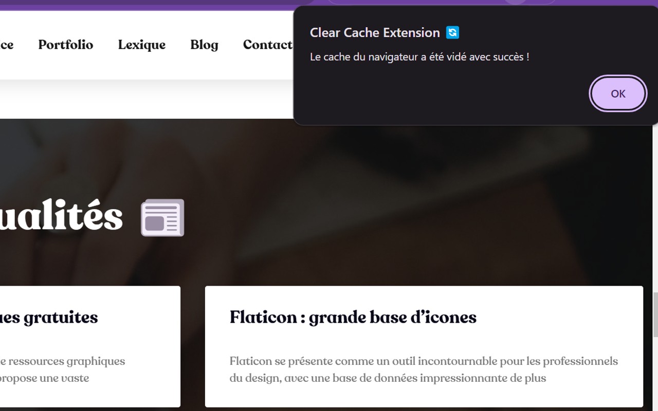 Clear Cache Extension 🔄 - 截图 4