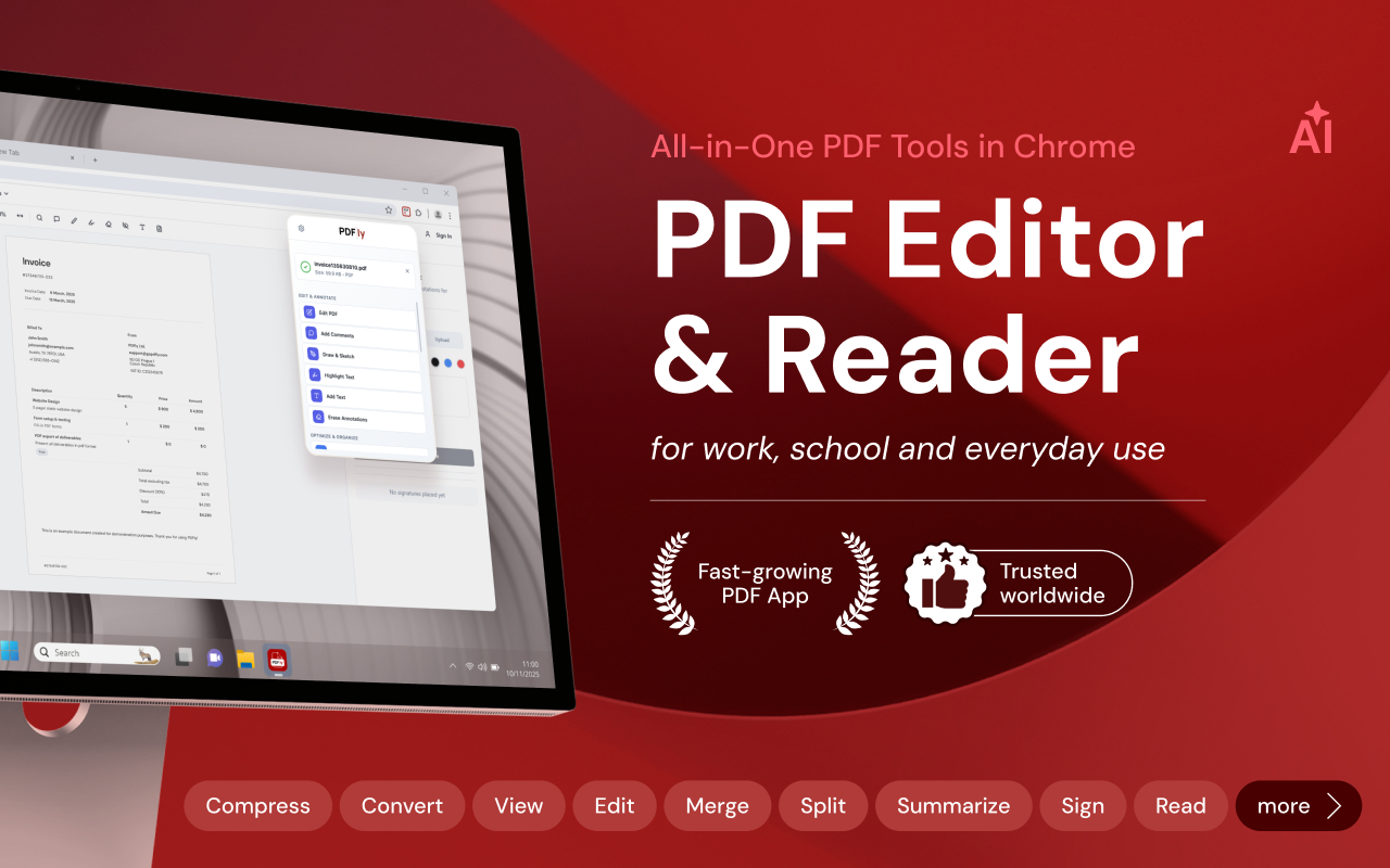PDFly: Free PDF Editor — Edit, Convert, Merge & Sign - 截图 2