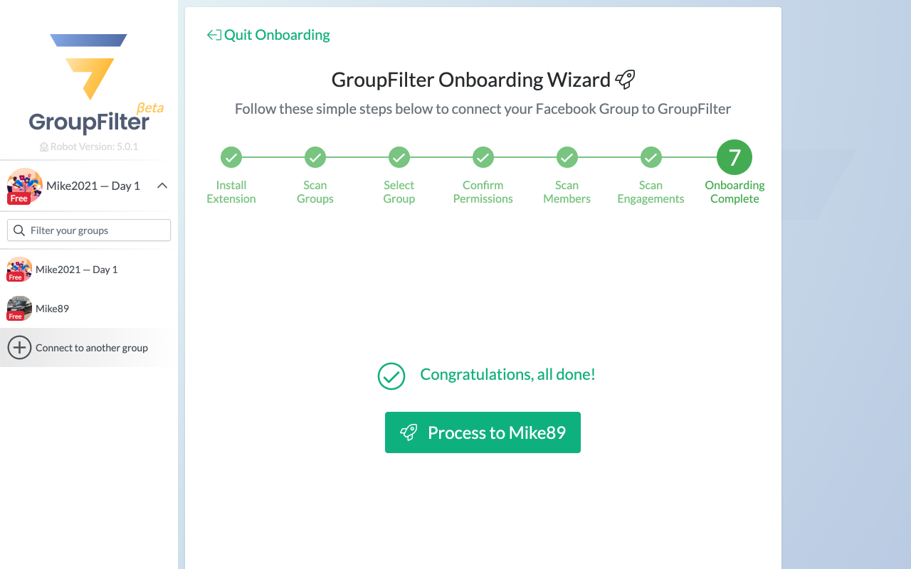 GroupFilter - Group Analytics & Member Management Tool - 截图 4