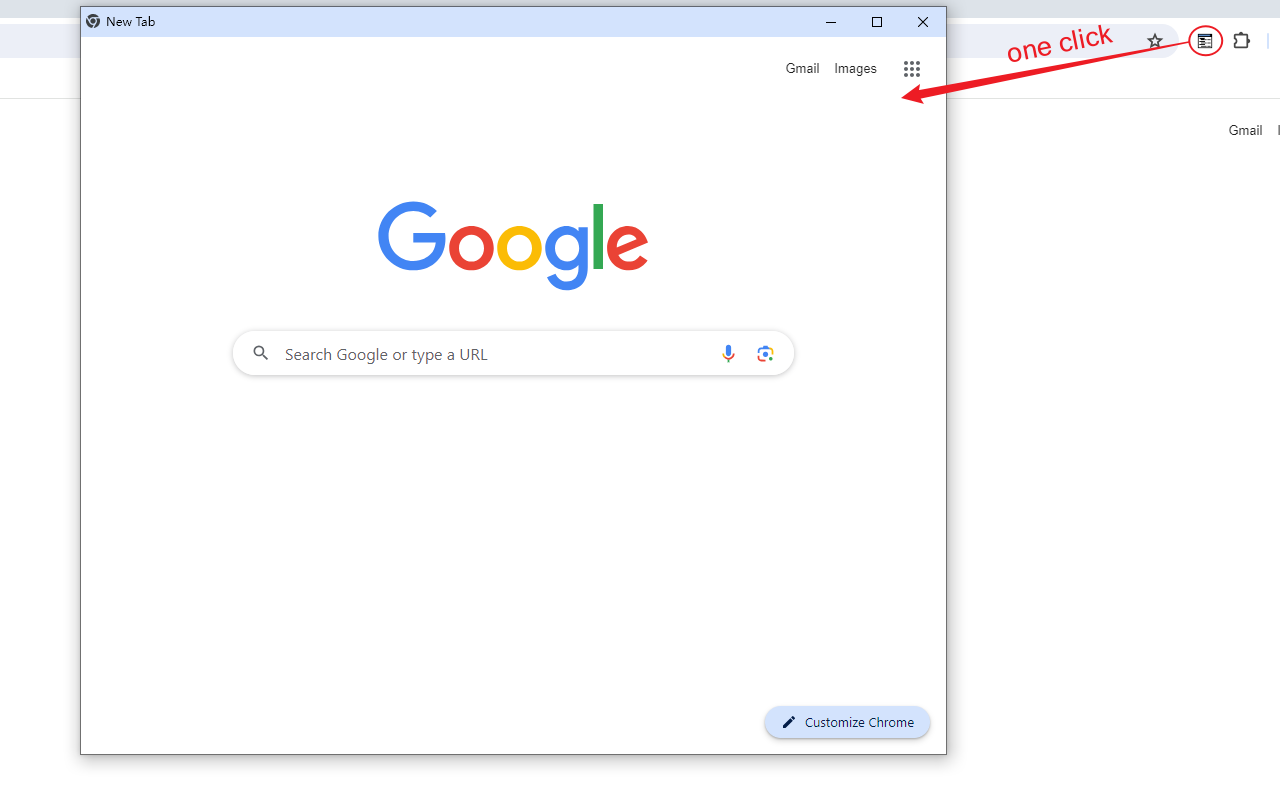 Tab To Popup Window - 截图 2