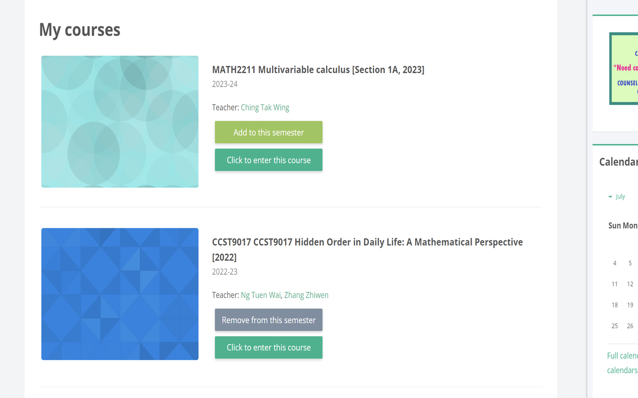 HKU Moodle Helper - 截图 2