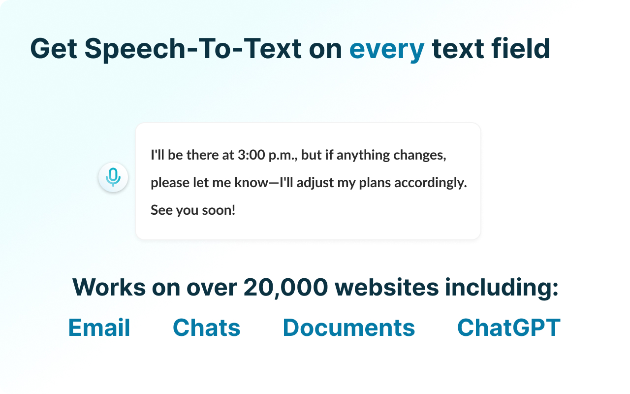 Voicy - Voice to Text Powered by AI - 截图 5