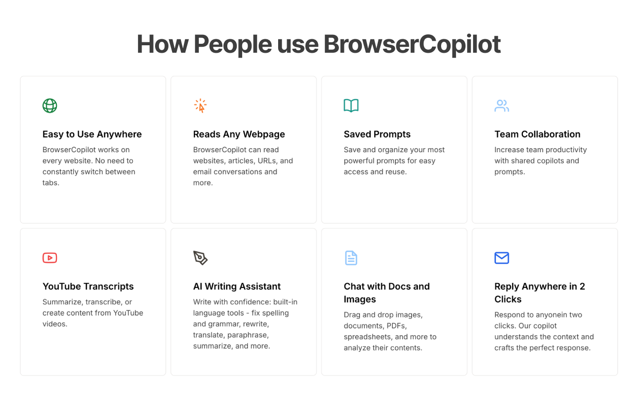 BrowserCopilot AI - Your AI Assistant Across the Web - 截图 3
