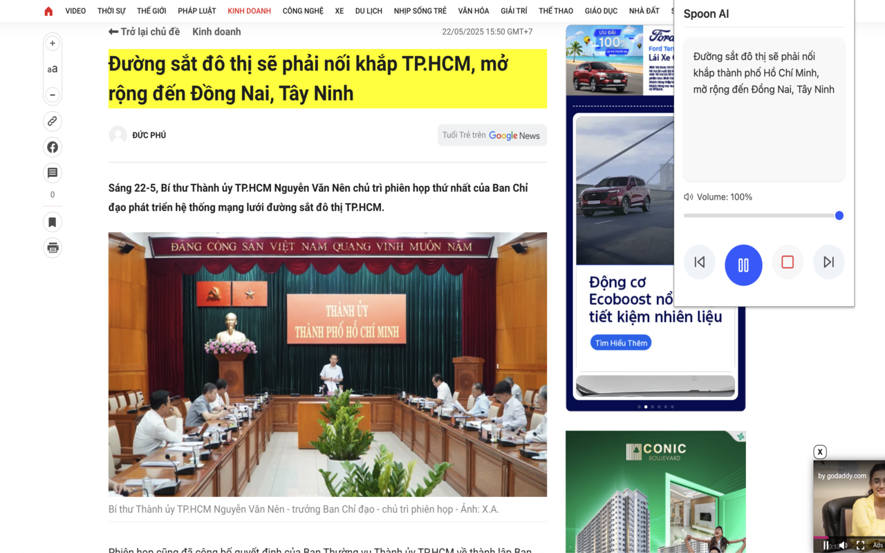 Spoon AI: Trợ lý đọc tiếng Việt - 截图 4