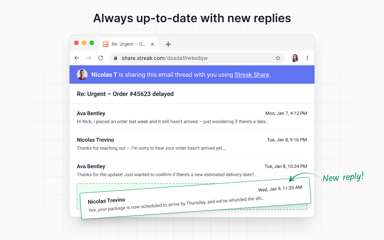 Streak Email Sharing for Gmail - 截图 4