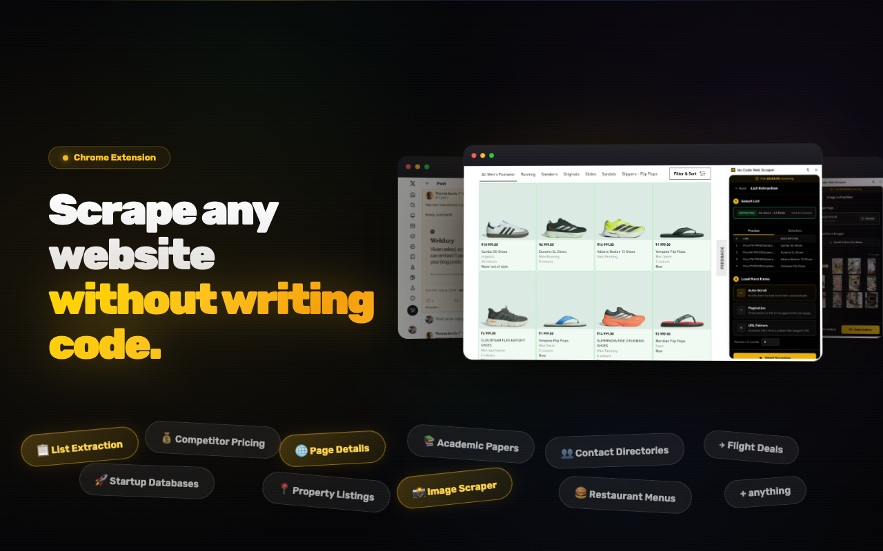 No Code Web Scraper: Free Web Scraper, Extract Any Site to Excel - 截图 4