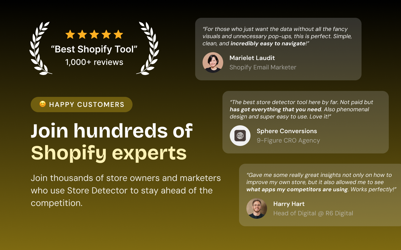 Store Detector - Shopify Analysis & Dropship Tool - 截图 5