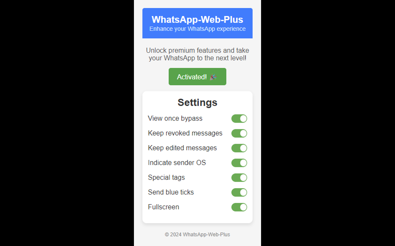 WhatsApp-Web-Plus - 截图 3