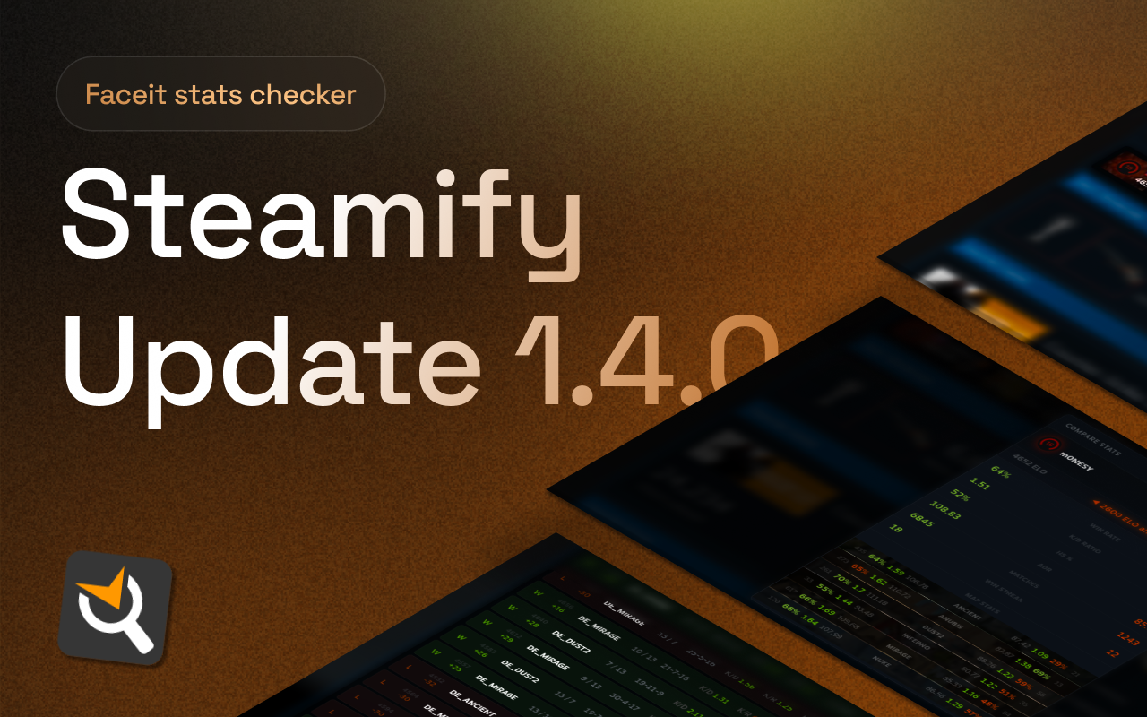 Steamify - Faceit stats checker - 截图 2