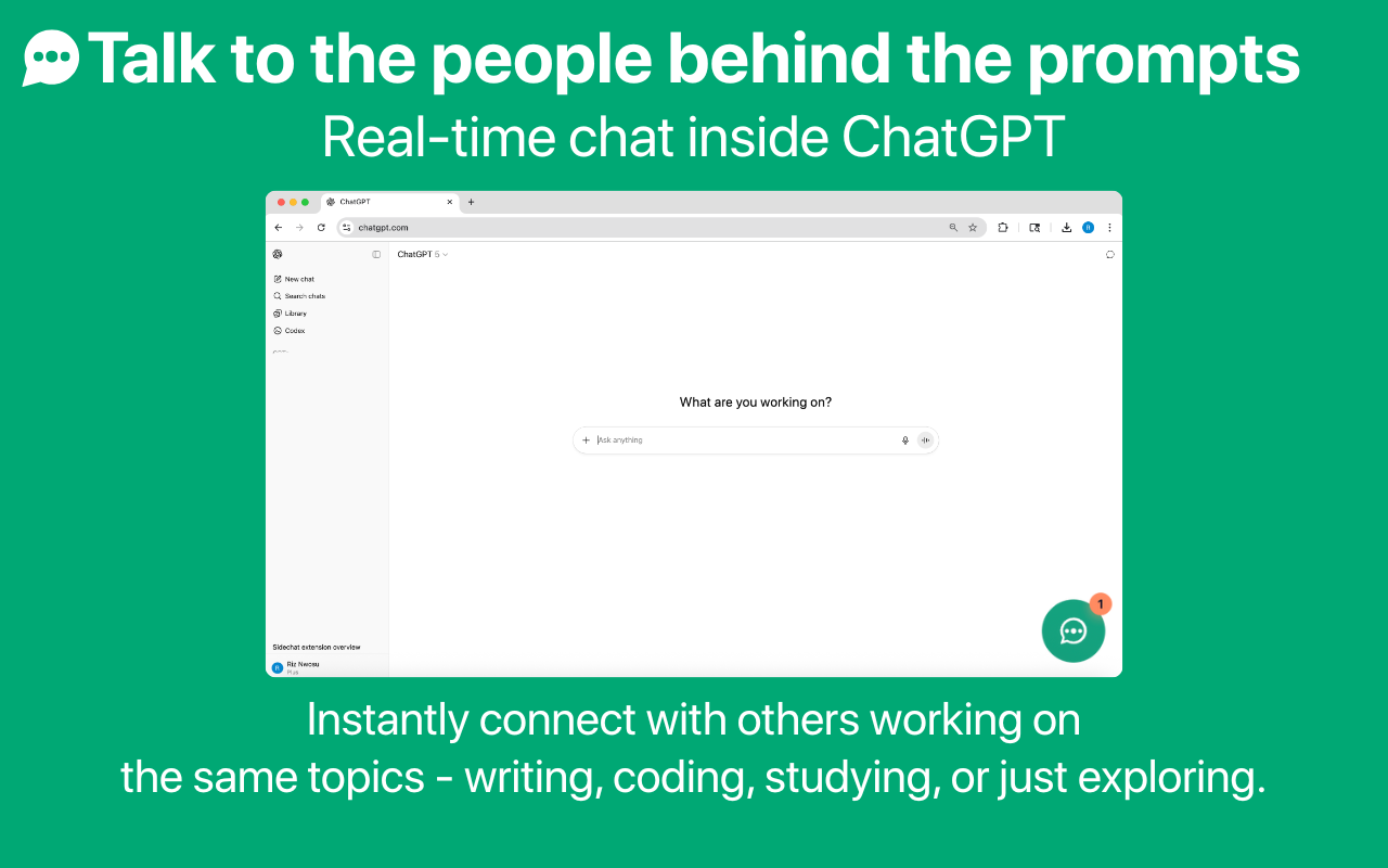 SideChat - Chatrooms for ChatGPT - 截图 3