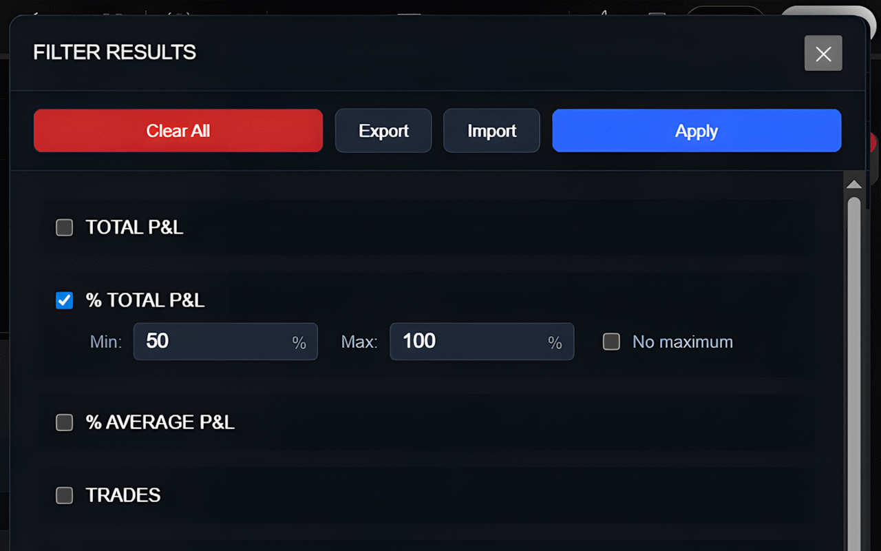 TradeTuning - TradingView Strategy Optimizer & Backtesting Assistant - 截图 1