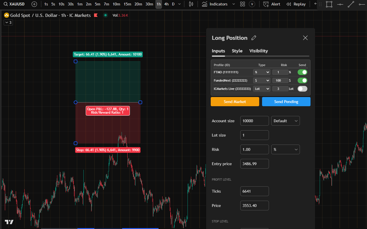Trading View To MT5 - 截图 1