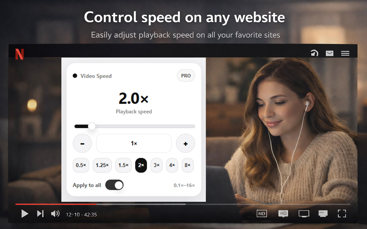 Video Speed Controller – Speed Up & Slow Down Videos - 截图 3