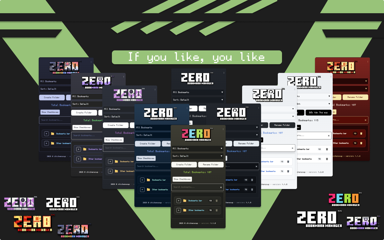 Zero Bookmark Manager - 截图 4