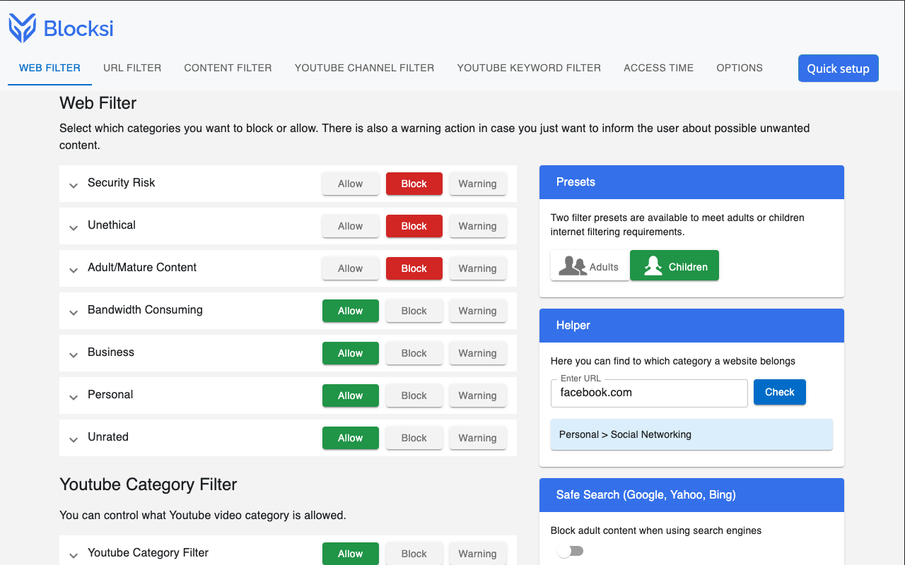 Blocksi AI Web Filter - 截图 2