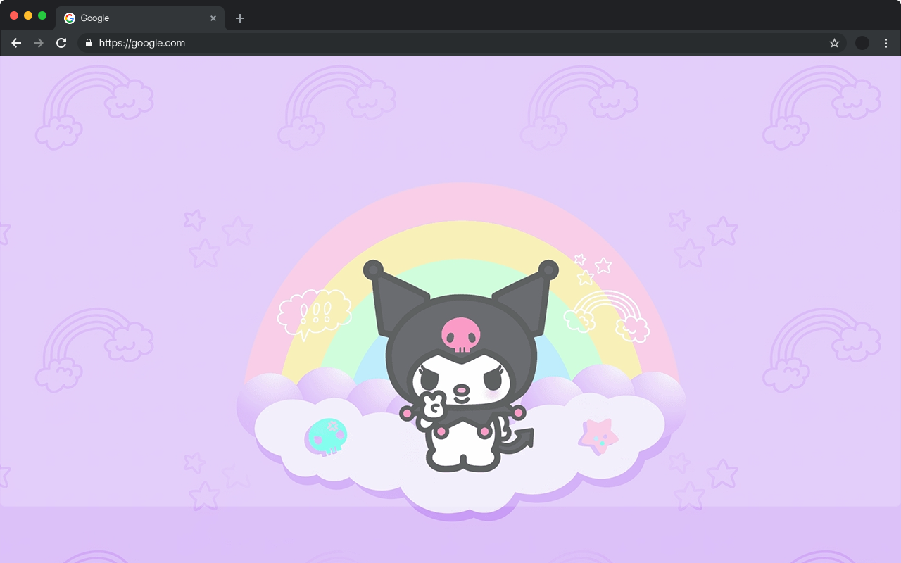 Kuromi Wallpapers HD New Tab - Gothic Sanrio Backgrounds - 截图 5