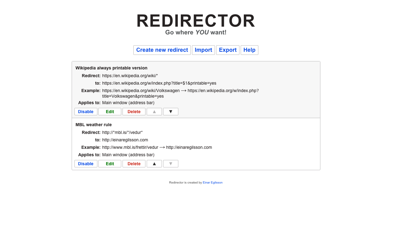 Redirector - 截图 2