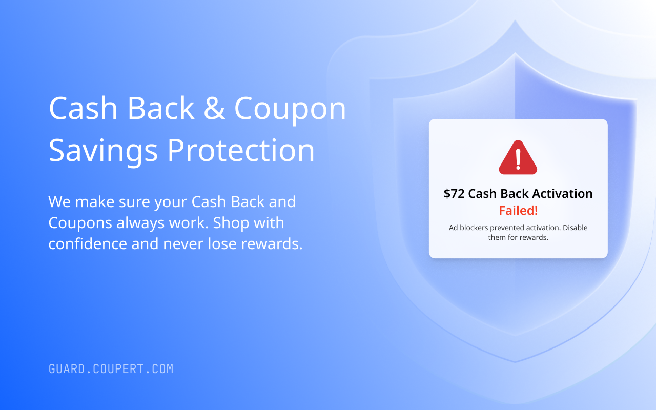 Coupert Guard - Ad blocker & Cash Back Guard - 截图 2