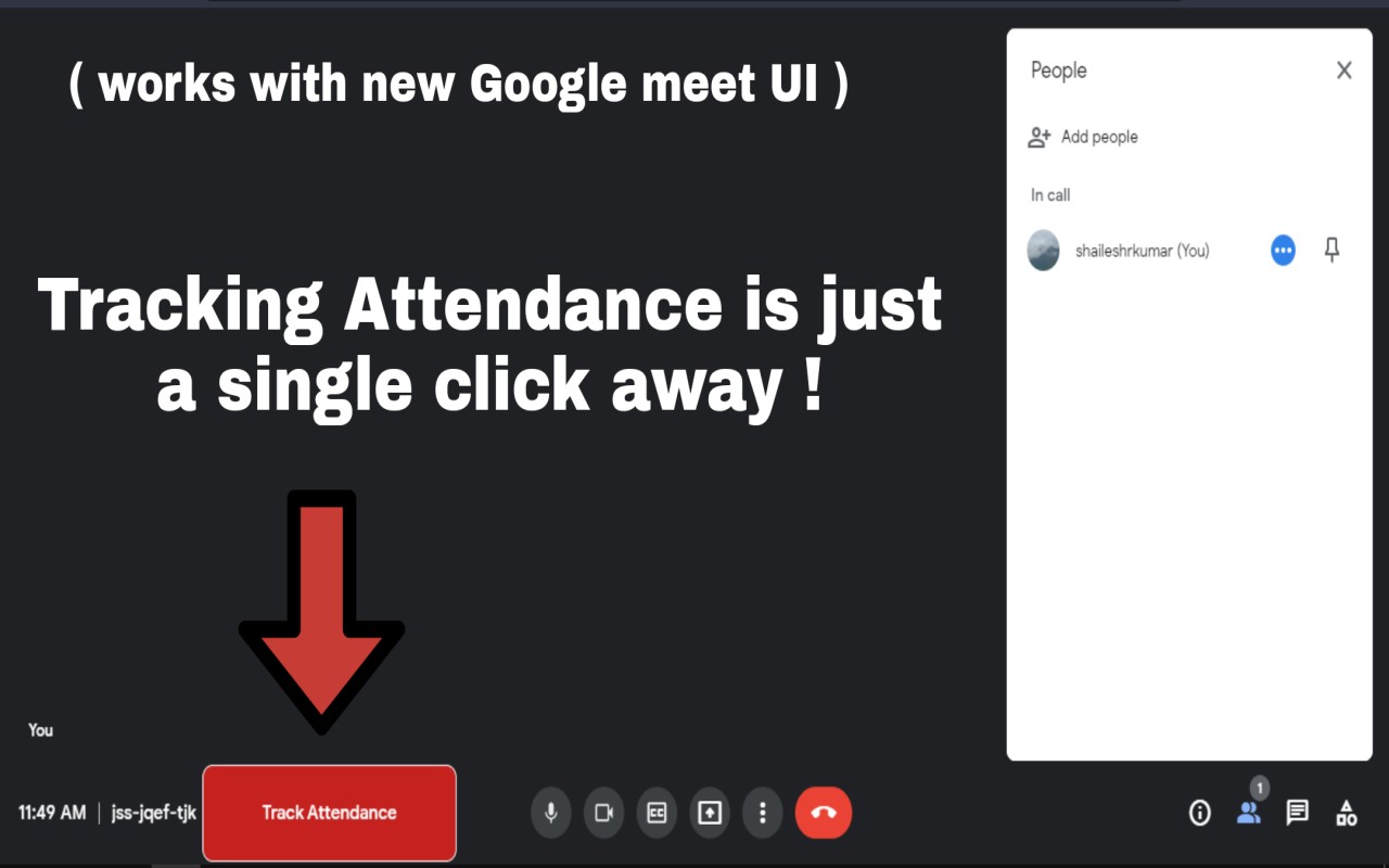 Meet Attendance Tracker – for Google Meet - 截图 2