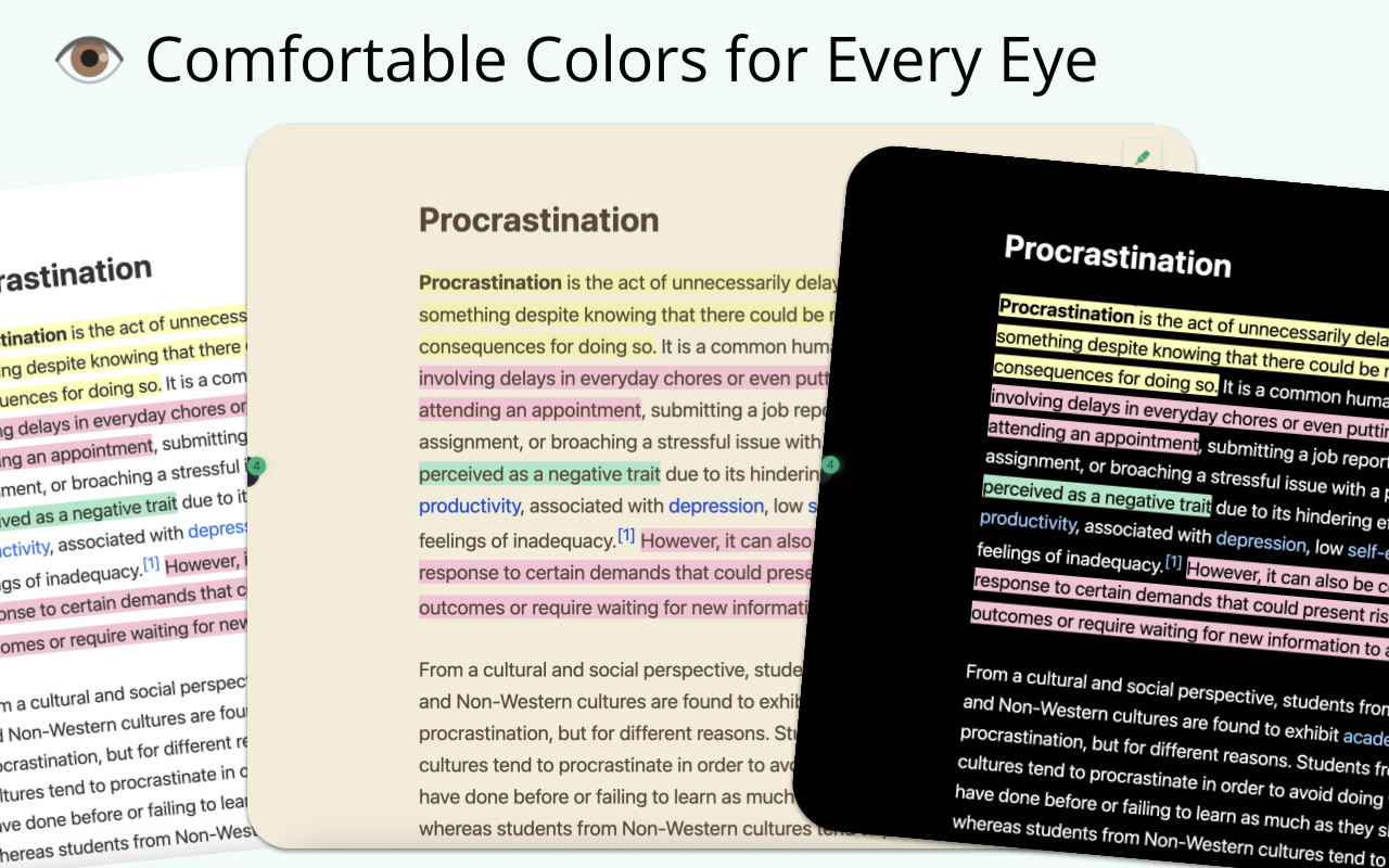 Reader Mode + AI Summary, Notes & Annotations - 截图 3