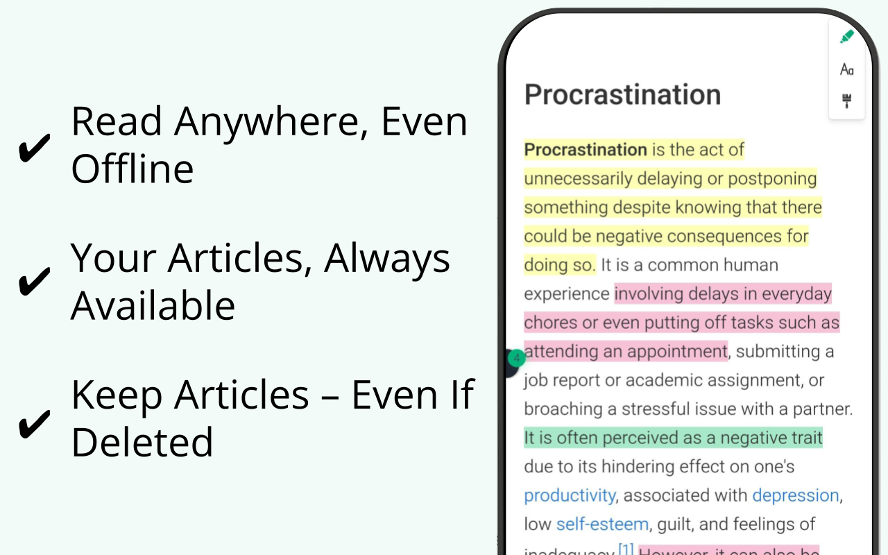 Reader Mode + AI Summary, Notes & Annotations - 截图 4