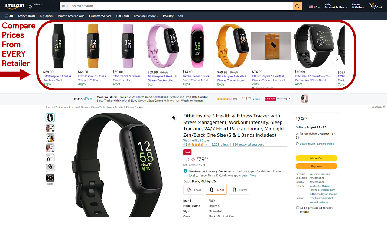 CompareHero: Amazon Price Comparison - 截图 3