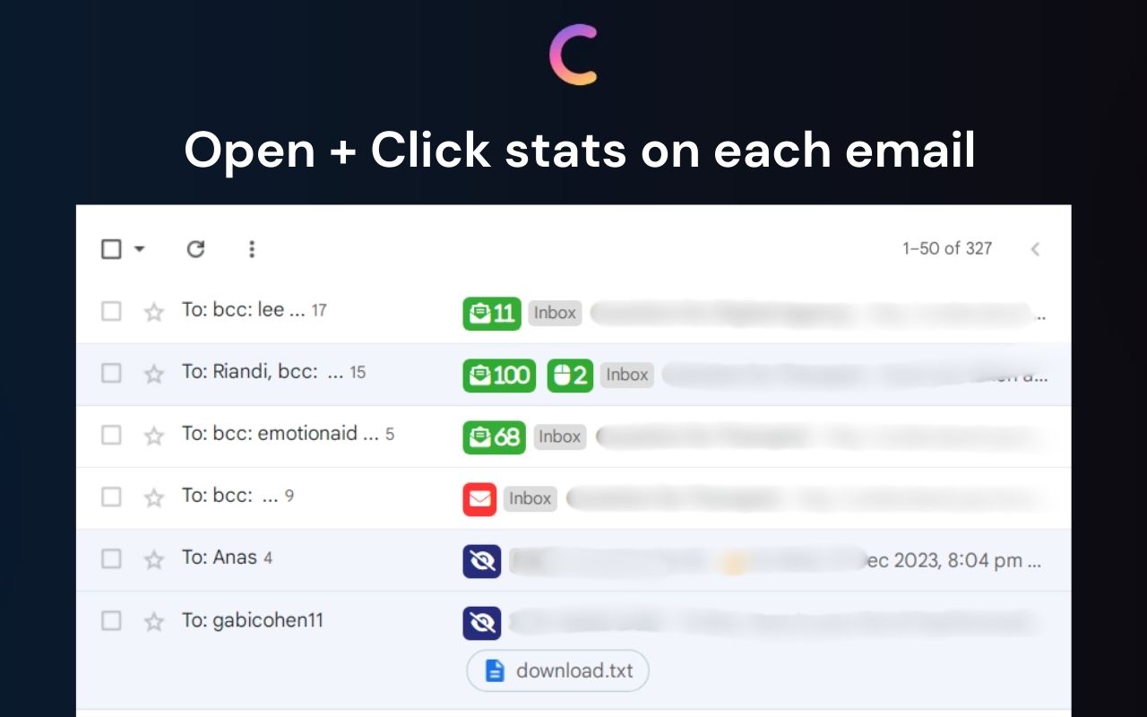 Clik - Email Tracker for Gmail - 截图 2