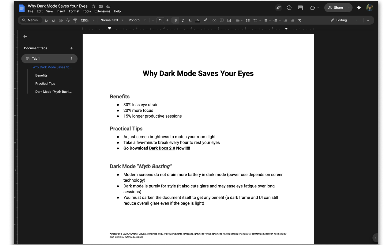 Dark Docs 2.0 - 截图 3