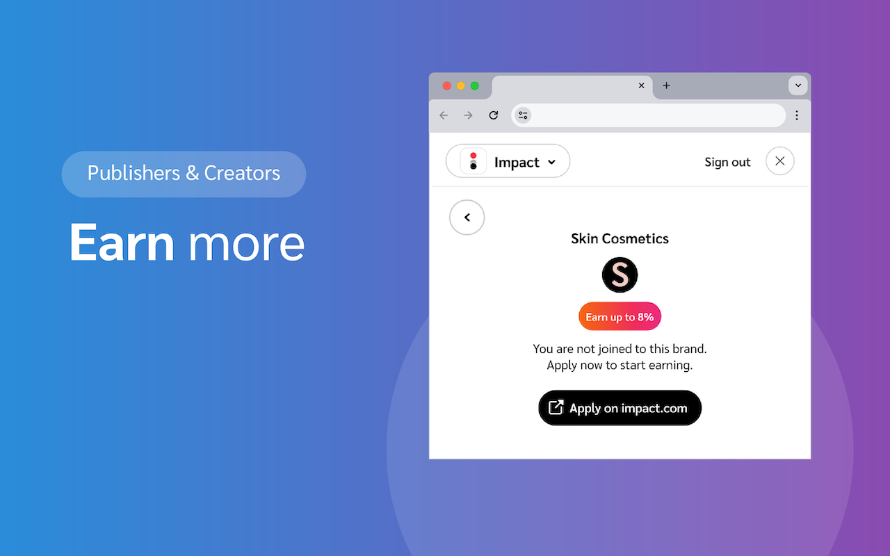 impact.com for Chrome - 截图 2