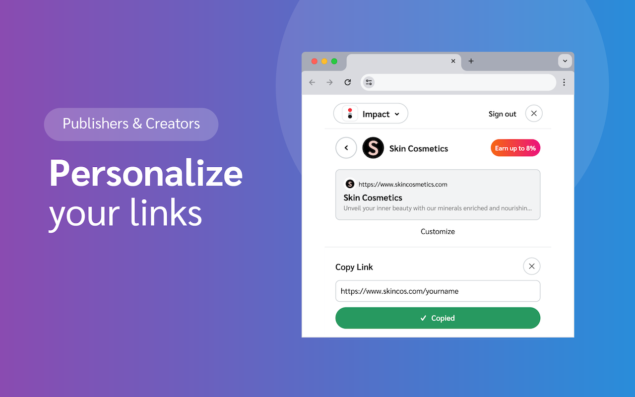 impact.com for Chrome - 截图 3