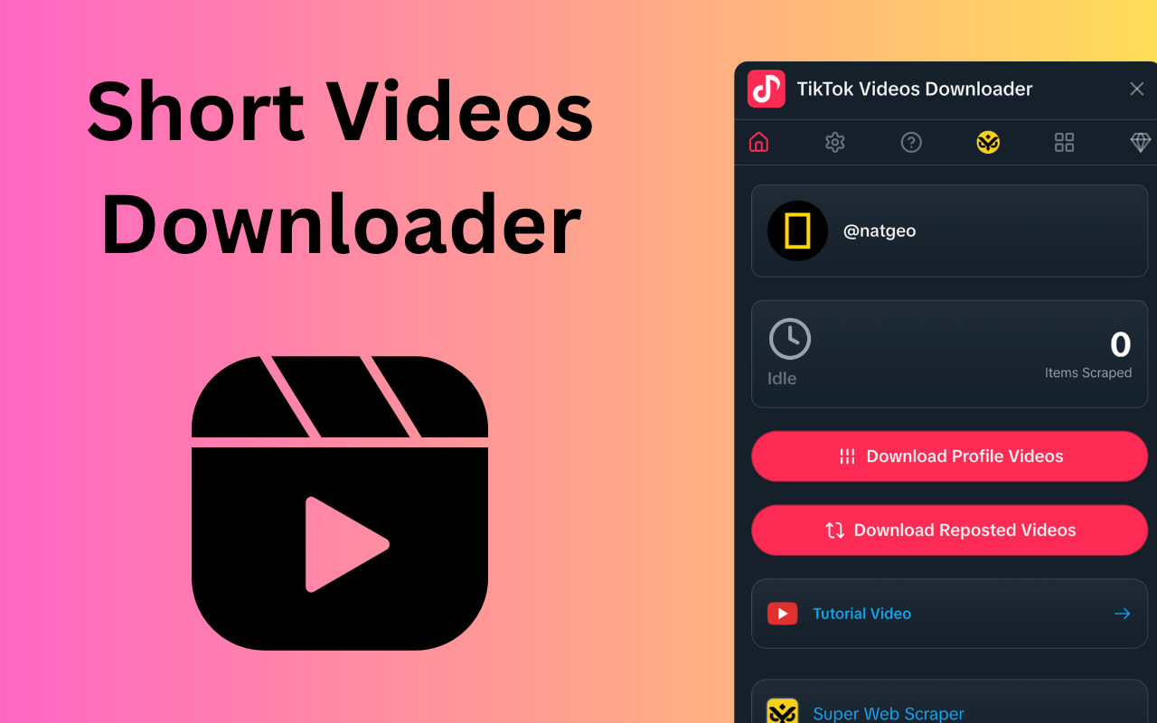 Short Videos Downloader - 截图 1