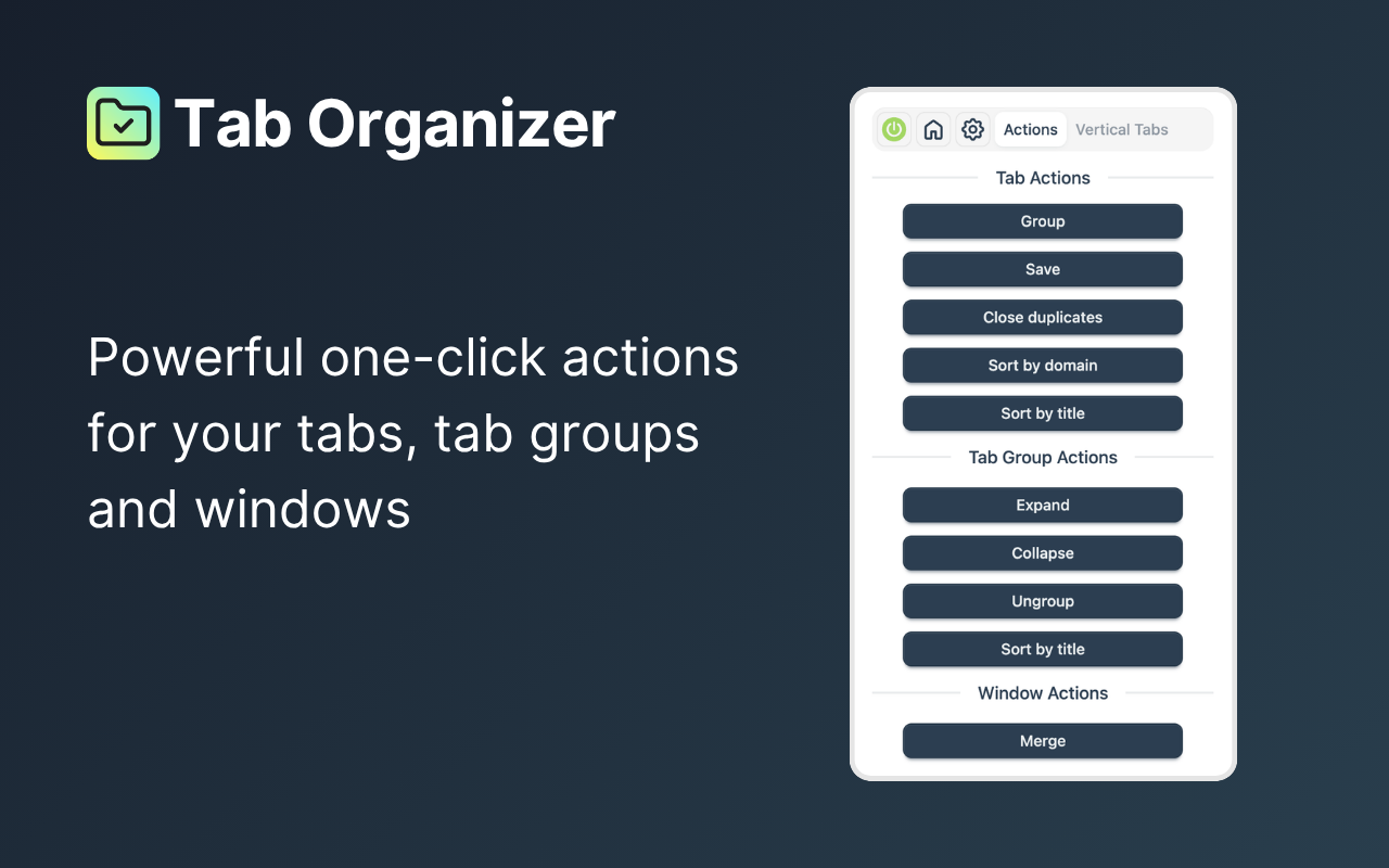 Tab Organizer: Productivity Tool - 截图 4
