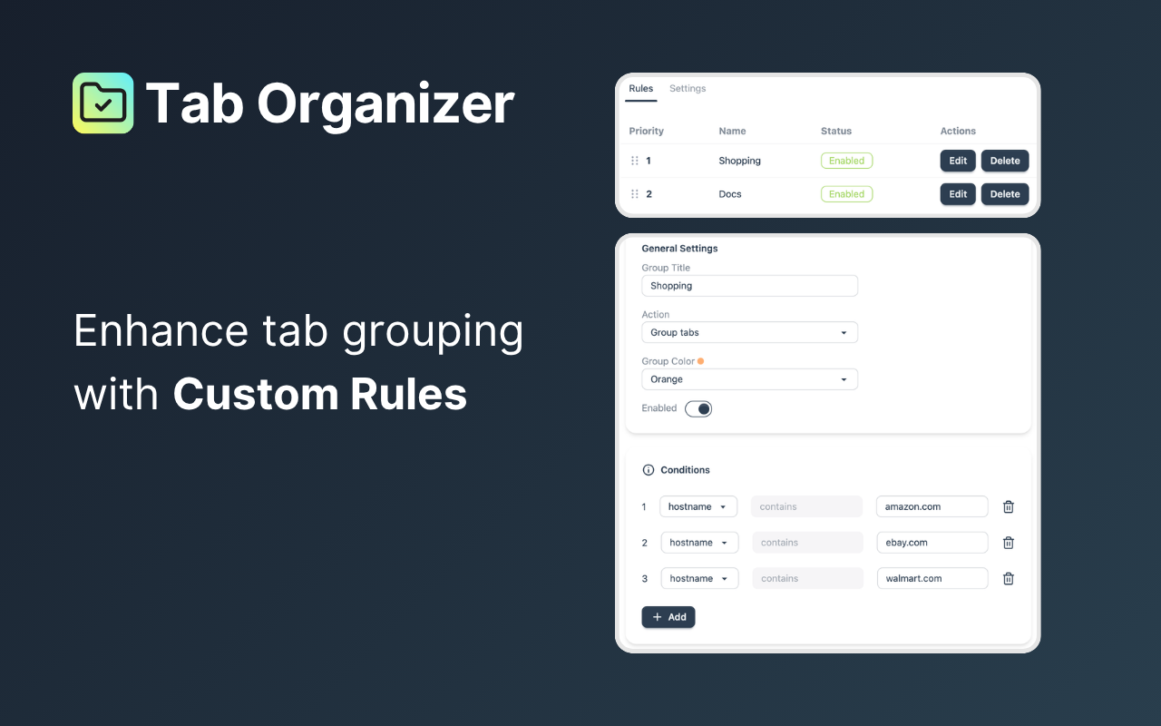 Tab Organizer: Productivity Tool - 截图 5