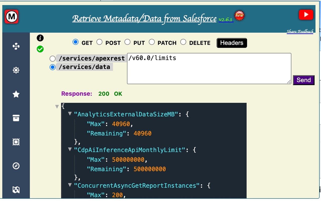 Retrieve Metadata/Data from Salesforce - 截图 3