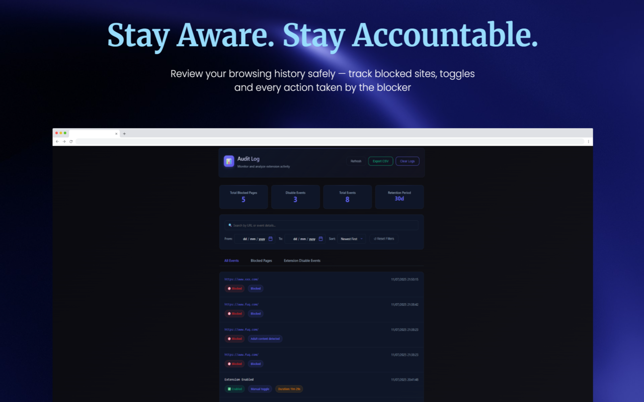 BlockNSFW – Porn & Adult Content Blocker - 截图 4