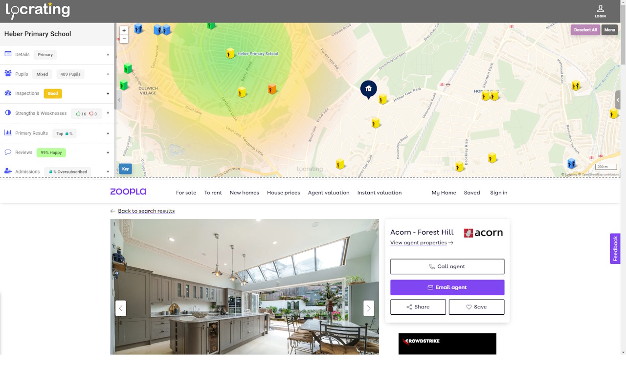 Locrating Integration for Rightmove, Zoopla and OnTheMarket - 截图 1