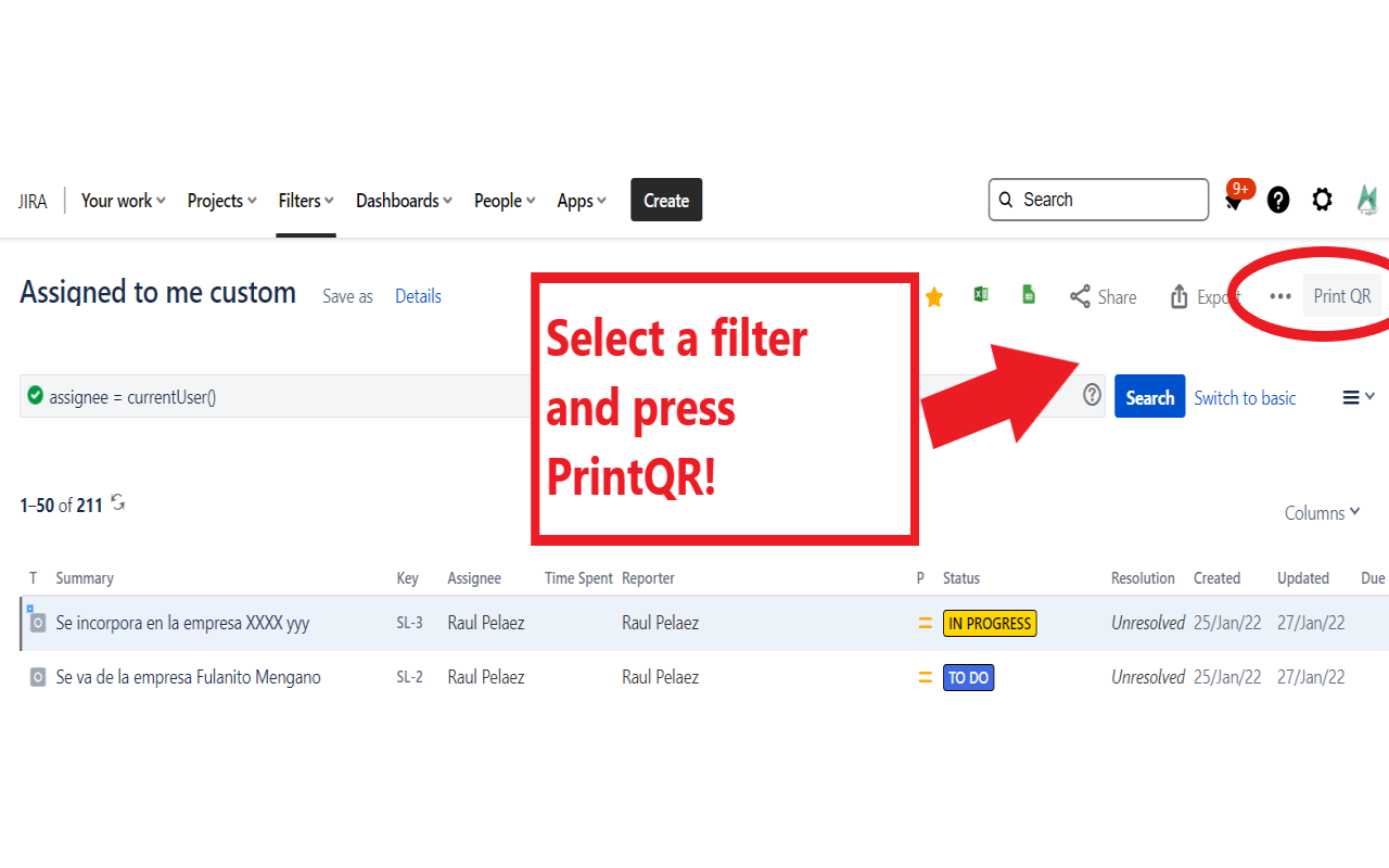 QR Issue Card Printer PRO for JIRA Cloud - 截图 3