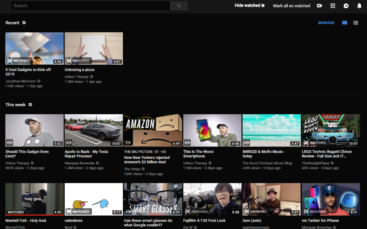 Better Subscriptions for YouTube™ - 截图 3